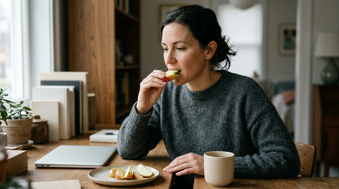 2-Minute Mindful Eating Reset for Instant Calm