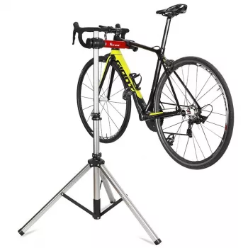 Foldable Aluminum Bike Repair Stand: Stable Home Tune-Ups